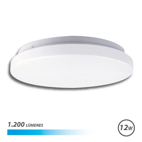 Plafoniera LED Rotonda Elbat 12W Luce Fredda