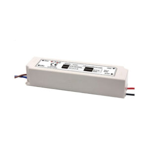 Plastic Power Supply 100W 24V 4.2A with 1 Output and Solder Cables White Color 192x52x37mm IP65