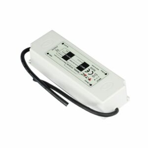 Plastic Power Supply 150W 12V 12.5A with 1 Output and Solder Cables White Color 192x62x38mm IP67 (5 Year Warranty)