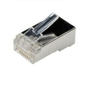 Plug Rj45 Rete Cat.6 Ftp Transparet Conf. 10Pcs Adj