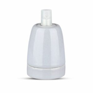 Porcelan Lamp Holder Fitting Grey