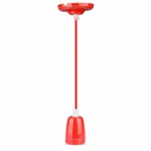 Porcelan Lamp Pendant Red