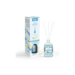 Prady Mikado Deodorante per ambienti neutralizzante degli odori - Bottiglia di vetro da 100 ml e bacchette diffusore