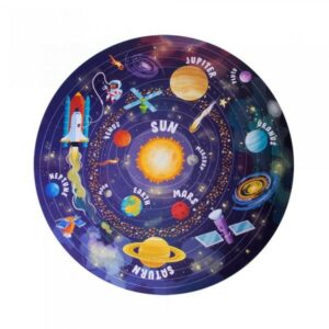 Puzzle Circolare Sistema Solare Apli - Dimensioni Ø50 cm - 48 Pezzi - Spessore 2mm