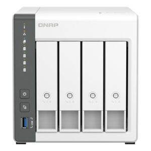 Qnap Nas Tower 4Bay Arm 4Core 2.0Ghz 2Xsata 6Gb/S 3.5"/2.5" 4Gb Ram 1X2.5Gbe 1X1Gbe, 2Xusb2.0 1Xusb3