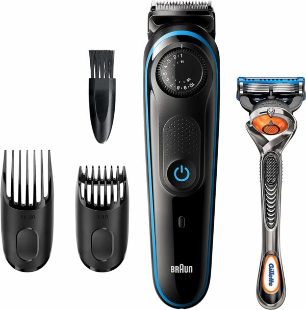 RASOIO ELETTRICO BARBA SERIE 3 BRAUN BT3240 BLACK/BLUE