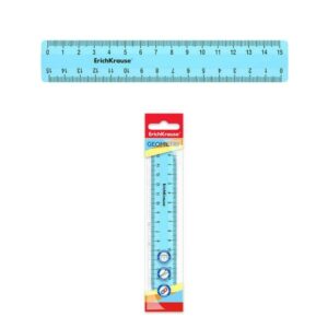 Righello Erichkrause - 15 cm - Blu