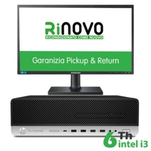 Rinovo Ultra Mini Pc Dm Hp 600-800 G3 Rn65522006 + Monitor Samsung 22 Rns22C450 - Ricondizionato