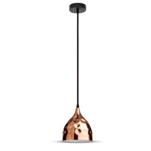 Rose Gold Pendant Light Holder D:170mm