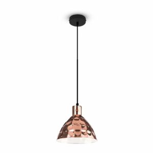 Rose Gold Pendant Light Holder D:300mm