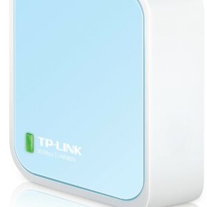 TP-Link TL-WR802N router wireless Fast Ethernet Banda singola (2.4 GHz) 4G Blu, Bianco