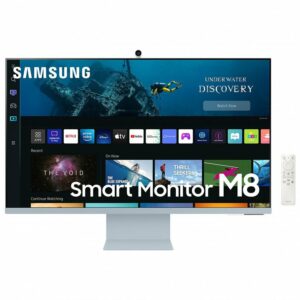 SAMSUNG MONITOR LED 32" FLAT BLUE 4MS MICRO HDMI MULTIMEDIALE LS32BM80BUUXEN