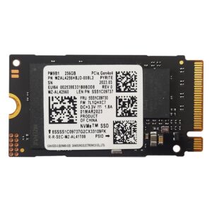 SAMSUNG SOLID STATE DRIVE SSD 256 GB PCIE GEN4X4 M.2 MINI NVME PM9B1 MZAL4256HBJD-00BL2 OEM BULK