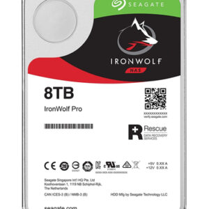 SEAGATE HARD DISK 3,5" 8TB 7200RPM 256 MB IRONWOLF PRO ST8000NE001