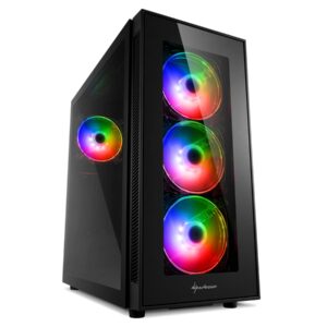 SHARKOON CASE ATX TG5 PRO RGB PANNELLO IN VETRO NO ALIM