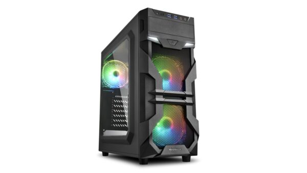 SHARKOON CASE ATX VG7-W RGB PANNELLO ACRILICO NO ALIM