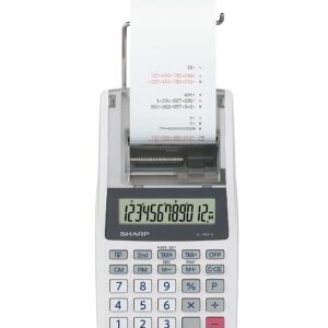 SHARP CALCOLATRICE MINI 12 DIG STAMPA BICOLORE EL-1611V