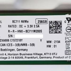 SKHYNIX SOLID STATE DRIVE SSD 256 GB M.2 NVME HFM256GD3JX013N-BA OEM BULK