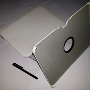 SMART COVER PER SAMSUNG GALAXY TAB 2 P5100 360° BIANCO + PENNINO + SCREEN PROTETTIVA