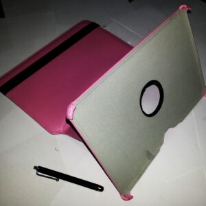 SMART COVER PER SAMSUNG GALAXY TAB 2 P5100 360° FUXIA + PENNINO + SCREEN PROTETTIVA