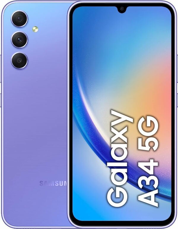 SMARTPHONE SAMSUNG A346 GALAXY A34 5G 6+128GB DUOS PURPLE ITALIA