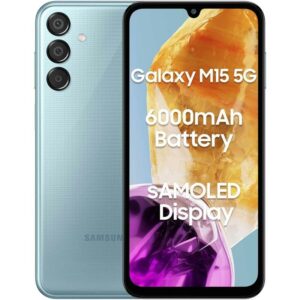 SMARTPHONE SAMSUNG M15 5G GALAXY M156 128GB DUOS LIGHT BLUE