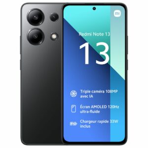 SMARTPHONE XIAOMI REDMI NOTE 13 NFC 8+256GB DUOS BLACK ITALIA