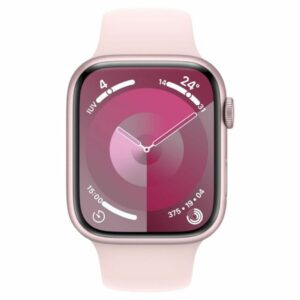 SMARTWATCH APPLE WATCH SERIES 9 41MM GPS ALLUMINIO PINK CON CINTURINO SPORT LIGHT PINK S/M MR933QR/A EUROPA