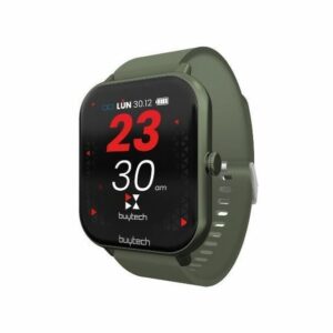 SMARTWATCH BUYTECH BY-ALFA-GR CASSA VERDE CON CINTURINO SILICONE VERDE