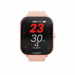 SMARTWATCH BUYTECH BY-ALFA-PK CASSA ROSA CON CINTURINO SILICONE ROSA