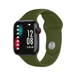 SMARTWATCH KAPPA KW-P006 BLACK CON CINTURINO IN SILICONE MILITARY GREEN