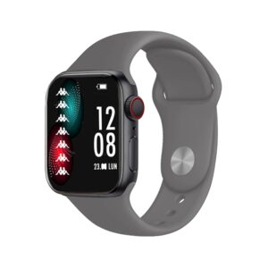 SMARTWATCH KAPPA KW-P007 BLACK CON CINTURINO IN SILICONE GRAY