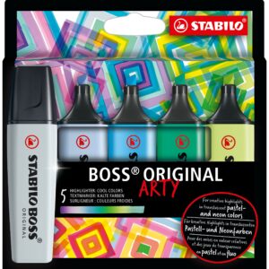 STABILO BOSS ORIGINAL evidenziatore 5 pz Punta smussata Multicolore