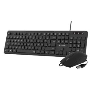 SUBBLIM SUBKBC-CSSK01 tastiera Mouse incluso USB QWERTY Spagnolo Nero