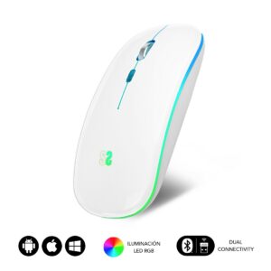 SUBBLIM SUBMO-LDFLAT2 mouse Ambidestro RF Wireless + Bluetooth + USB Type-A Ottico 1600 DPI