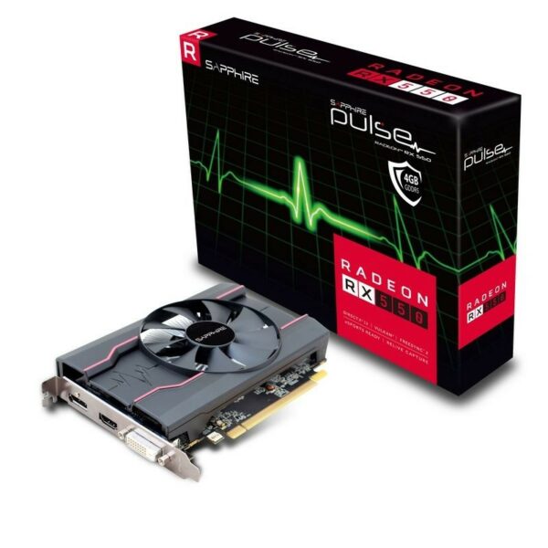 Sapphire Vga Pulse Radeon Rx 550 4G Gddr5 Hdmi / Dvi-D / Dp (Uefi)