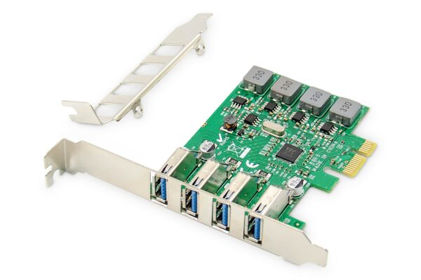 Scheda 4 Porte Usb 3.0 Pci-Express Digitus