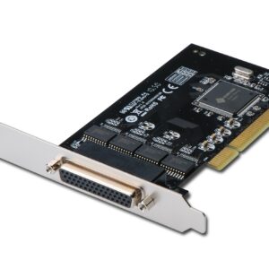 Scheda Aggiuntiva Interfaccia Seriale Rs232 Pci 9 Poli Maschio 4 Porte