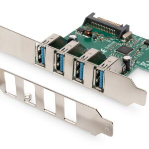 Scheda Pci-E Usb 3.0 4 Porte 5Bit/S Digitus