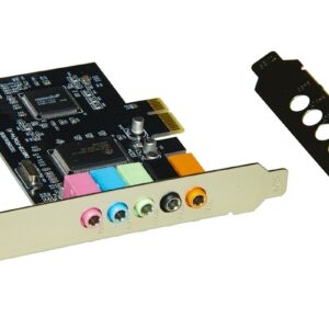 Scheda Sound Card Pci-Express 5.1 A 6 Canali Con Staffa Normale E Low Profile