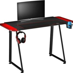 Scrivania Gaming 100X60X75 Cm Nera