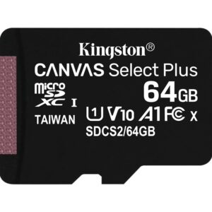 Sd Micro 64Gb Cl10 Uhs-I Con Adatt. 100Mb/S Let.85Mb/S Scrit.Kingston