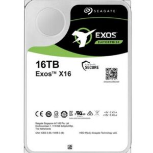 Seagate Hdd 16Tb  Exos X16 Sata 3,5 7,2K