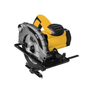 Sega Circolare Blim 185mm - Potenza 1300W - Velocità 4500rpm - Impugnatura Ergonomica - Uscita Aspirazione Polvere - Colore Giallo