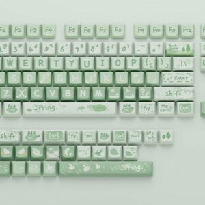 Set Di 133 Tasti  Keycaps Spring Outing 5 Sided Pbt Xda