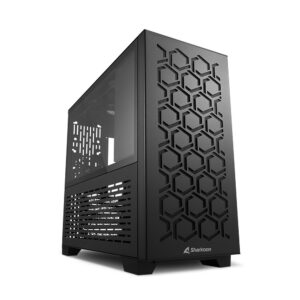 Sharkoon Case Micro-Atx 2Xusb 3.0, Vetro Temperato, 1X80Mm Fan Rear, 2X120Mm Fan Superior, 1X120Mm F