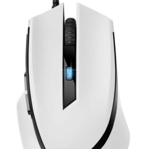 Sharkoon Mouse Gaming Shark-Force2-Wh, 4200 Dpi, Usb, 1.8Mt, Bianco