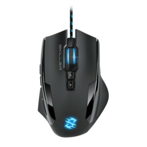 Sharkoon Mouse Gaming Skiller-Sgm1, 1600 Dpi, Rgb, 6 Tasti Configurabili, Usb, 1.8Mt