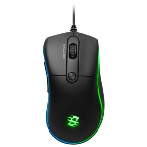 Sharkoon Mouse Gaming Skiller-Sgm2, 6400 Dpi, Rgb, 6 Tasti Configurabili, Usb, 1.8Mt