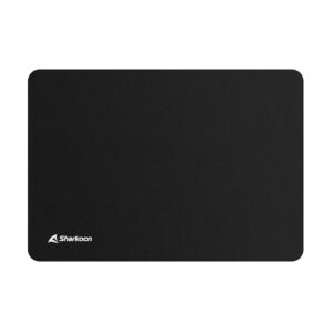 Sharkoon Mousepad Tappetino Gaming 1337 Mat Black V2 M, Lunghezza 28Cm